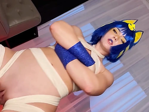 Costume play Ankha meme Eighteen  real pornography version by SweetieFox