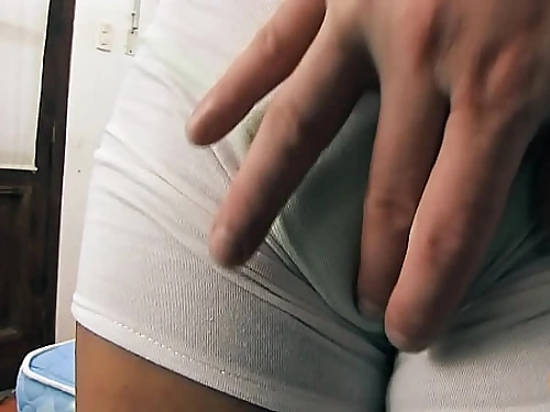 Chubby Bum Teenage Instructing and Taunting cock. Sexy Cameltoe.