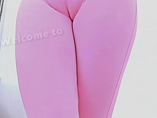 Big Natural Boobs Nubile Uncovering Deep Cameltoe in Yoga Pants